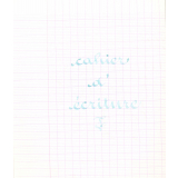 Cahier d'écriture