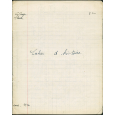 Cahier d'Histoire