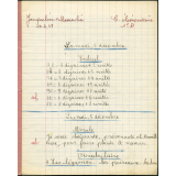 Cahier journalier