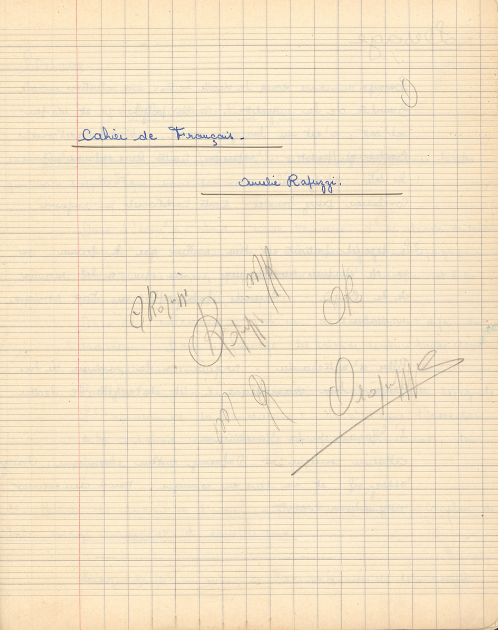 Cahier de français