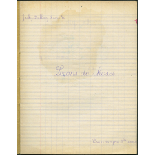 Leçons de choses
