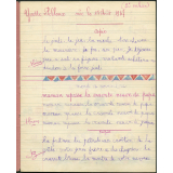 Cahier journalier