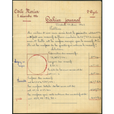 Cahier journal