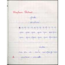 Cahier journalier