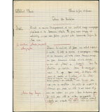 Cahier de rédaction