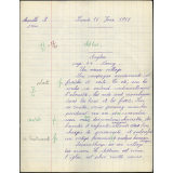 BEPC 1958. Collège de Damville. Anglais