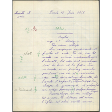 BEPC 1958. Collège de Damville. Anglais