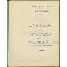 Cahier de devoirs Mensuels