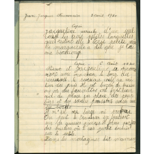 Cahier journalier