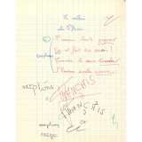 Cahier de français