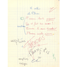 Cahier de français