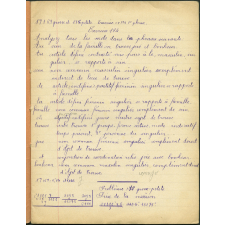 Cahier journalier