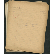 Lot de devoirs de géométrie.