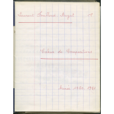 Cahier de Compositions