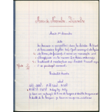 Cahier de devoir mensuels, de dictées, questions de dictée et calcul du cours moyen