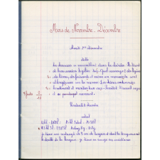 Cahier de devoir mensuels, de dictées, questions de dictée et calcul du cours moyen