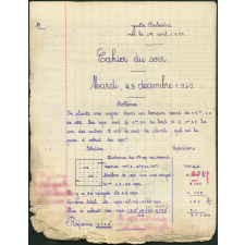 Cahier du soir