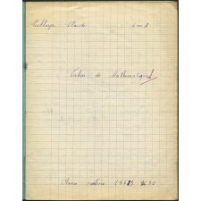 Cahier de Mathématiques