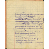 Cahier journalier
