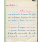 Cahier du jour