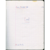 Cahier d' 