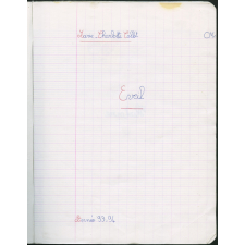 Cahier d'