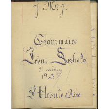 Cahier de 