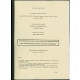 L'enseignement primaire et les oeuvres post et périscolaires dans le département de l'Eure sous la IIIe République Tome 1