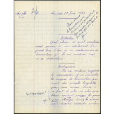 BEPC 1958. Collège de Damville. Rédaction