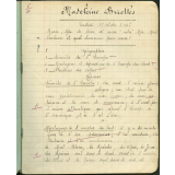 Cahier journalier