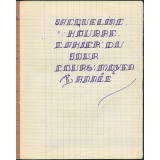 Cahier du jour