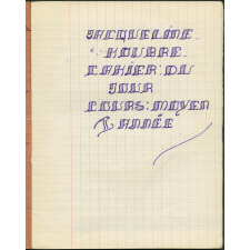 Cahier du jour