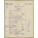 Certificat d'études 1957. Canton de Damville. Devoir de calcul