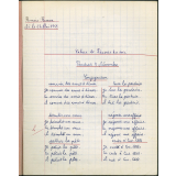 Cahier de devoirs du soir