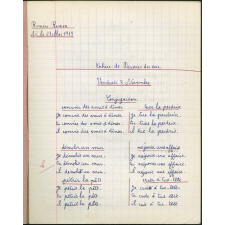 Cahier de devoirs du soir