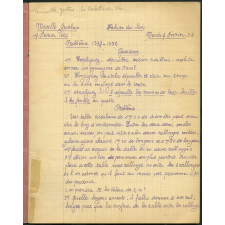 Cahier journalier