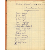 Cahier journalier - Année scolaire 1929-1930