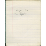 Cahier journalier