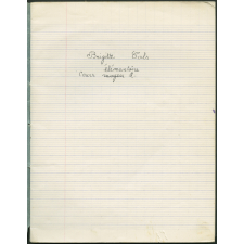 Cahier journalier