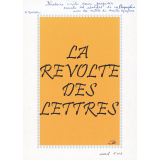 La révolte des lettres
