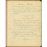 Cahier journalier