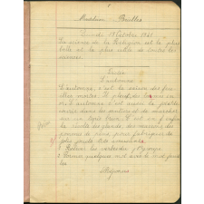 Cahier journalier