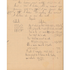Cahier de brouillon