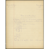Devoir d'arithmétique
