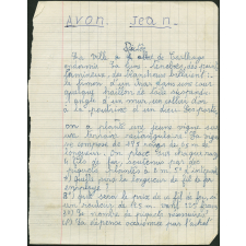 Cahier de 