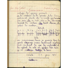 Cahier journalier
