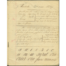 Cahier journalier
