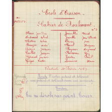 Cahier de roulement