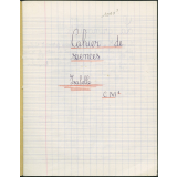 Cahier de sciences