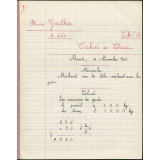 Cahier de classe